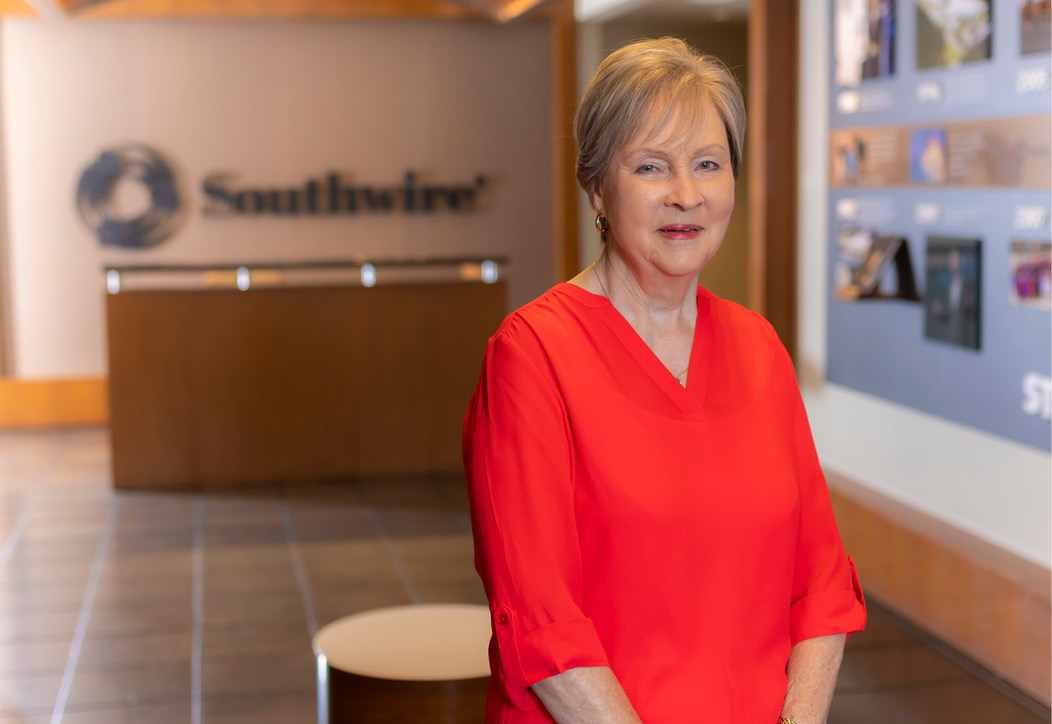 Linda Mcwerter庆祝62年南线服务